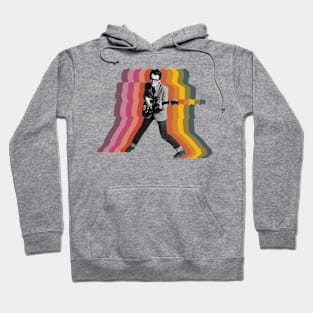 Elvis Costello Retro Fade Hoodie